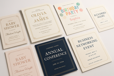 Event & Invitation Printing