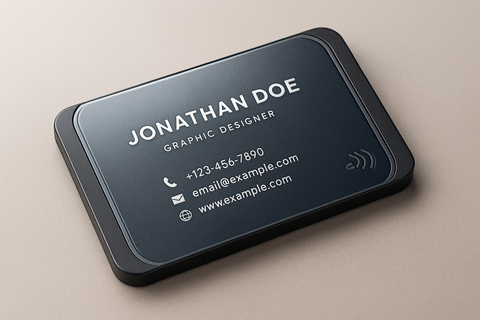 Magnetic business card