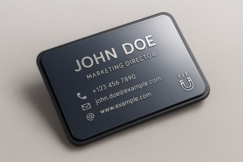 Magnetic business card