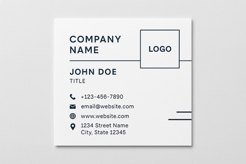 Square business card