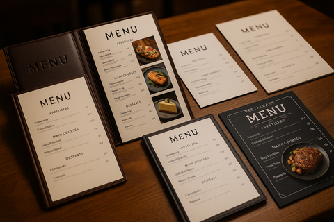 Dine-In Restaurant Menus