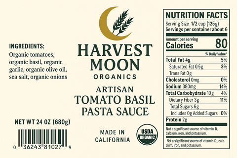 Exactly but make it branded with a real food company name (no stock)
