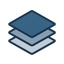icon of stacked layers