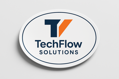 make it a branded oval sticker by a real company