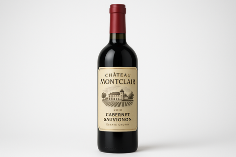 Make it branded with a real winery on a bottle of wine