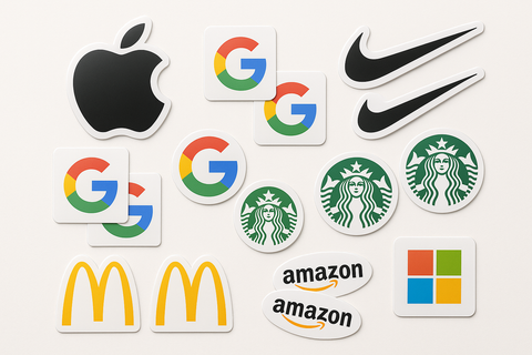 Make it branded with real companies (no stock)