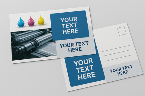 postcards for a trade show as a handout (no generic text)