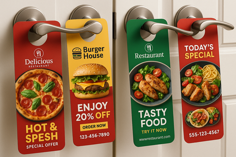 restaurant-door-hangers
