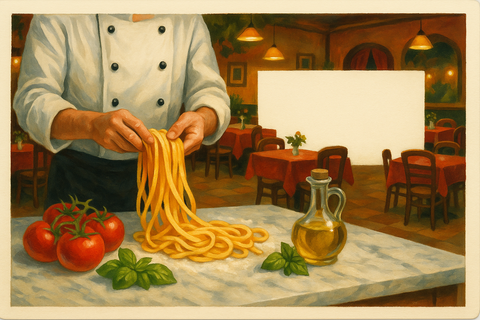 Restaurant Postcard