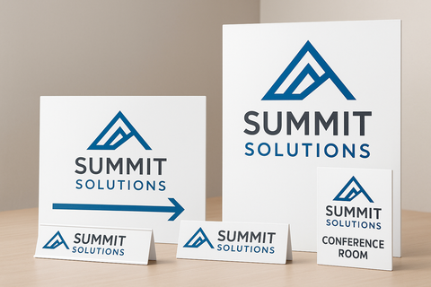 Styrene Signs branded by a real company